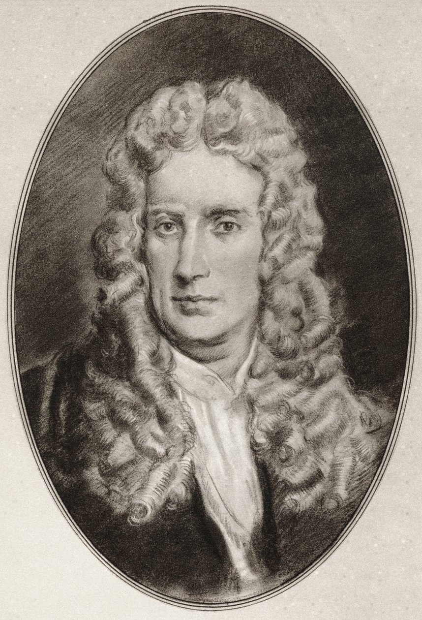 Sir Isaac Newton, fra Living Biography of Famous Men av Ross Gordon