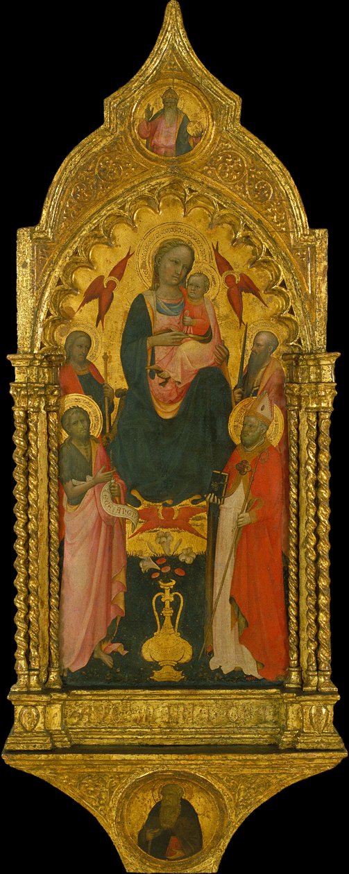 Jomfru og hellige av Rossello di Jacopo Franchi