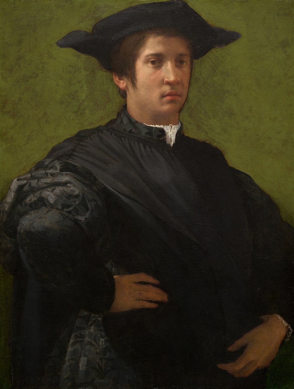 Portrett av en mann, tidlig på 1520-tallet. av Rosso Fiorentino