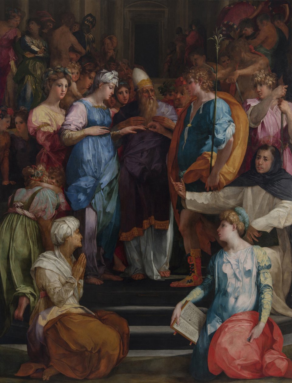 Jomfruen Pala Ginoris ekteskap, 1523 av Rosso Fiorentino