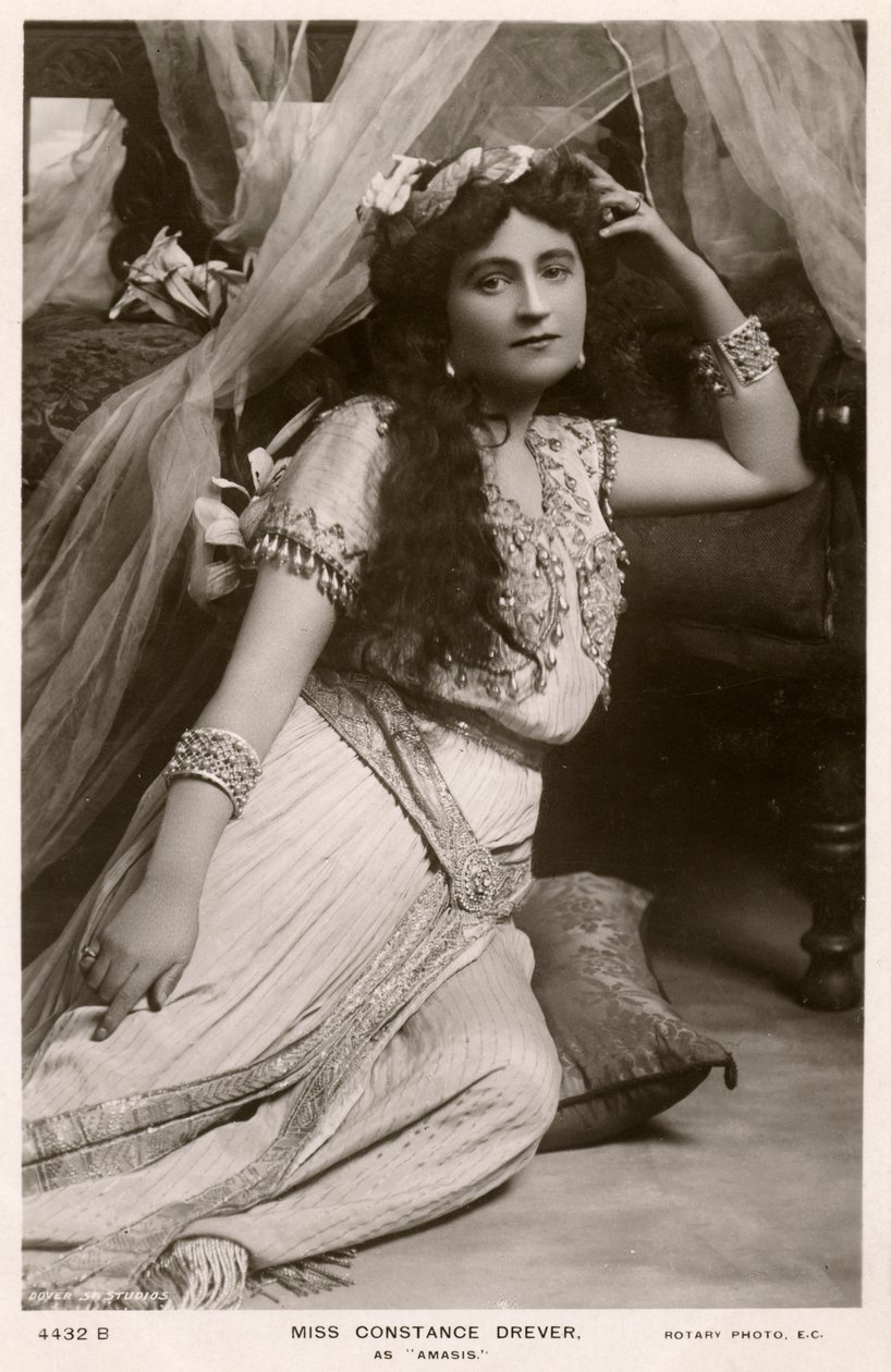 Constance Drever , britisk skuespillerinne, c1907. av Rotary Photo