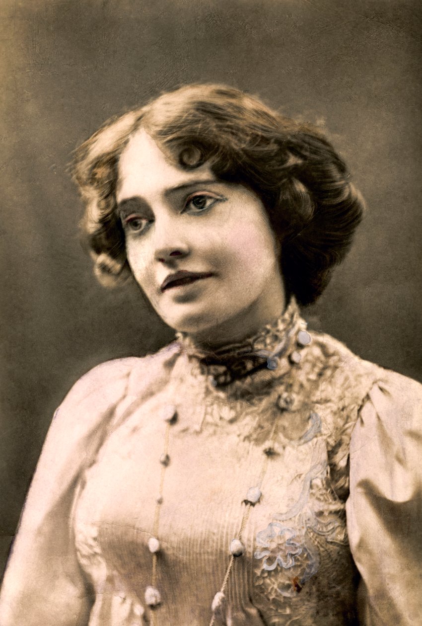 Dorothea Baird 1875-1933, engelsk skuespillerinne, 1903. av Rotary Photo