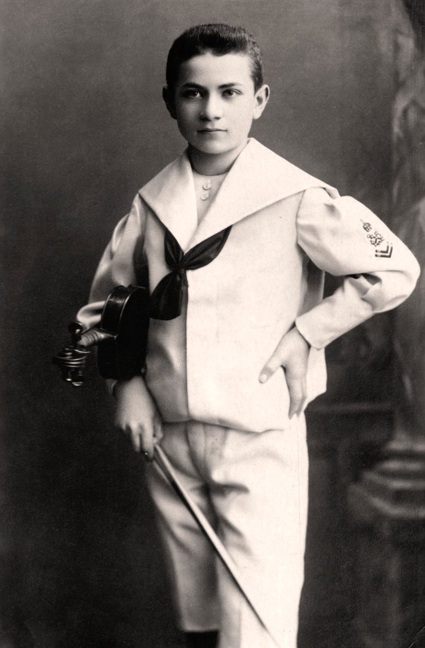Mischa Elman 1891-1967, ukrainsk fiolinist, tidlig på 1900-tallet. av Rotary Photo