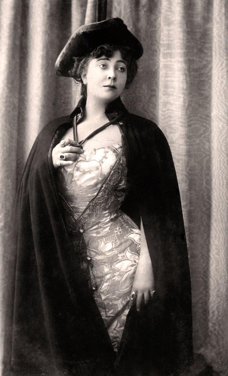 Olga Nethersole c1863-1951, engelsk skuespillerinne og teaterprodusent, tidlig på 1900-tallet. av Rotary Photo