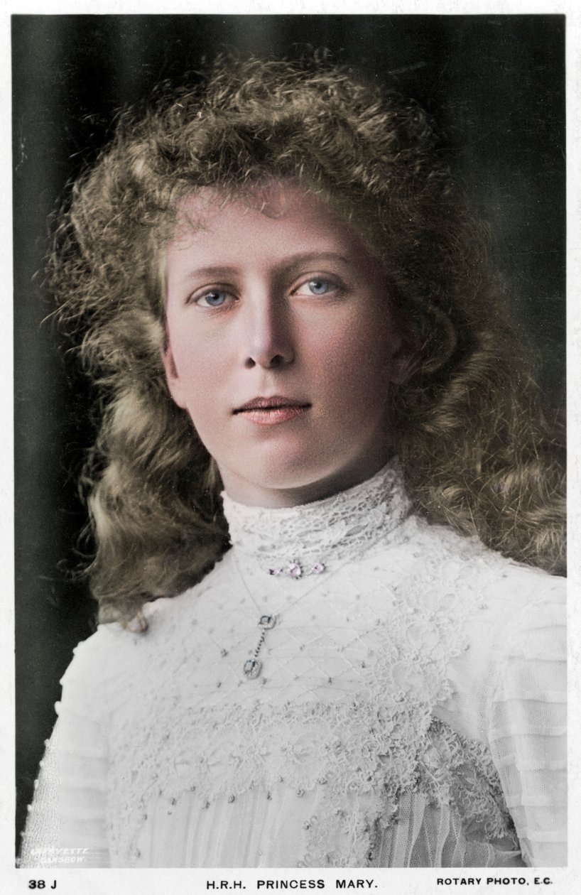 Prinsesse Mary av Storbritannia, ca 1910-tallet av Rotary Photo