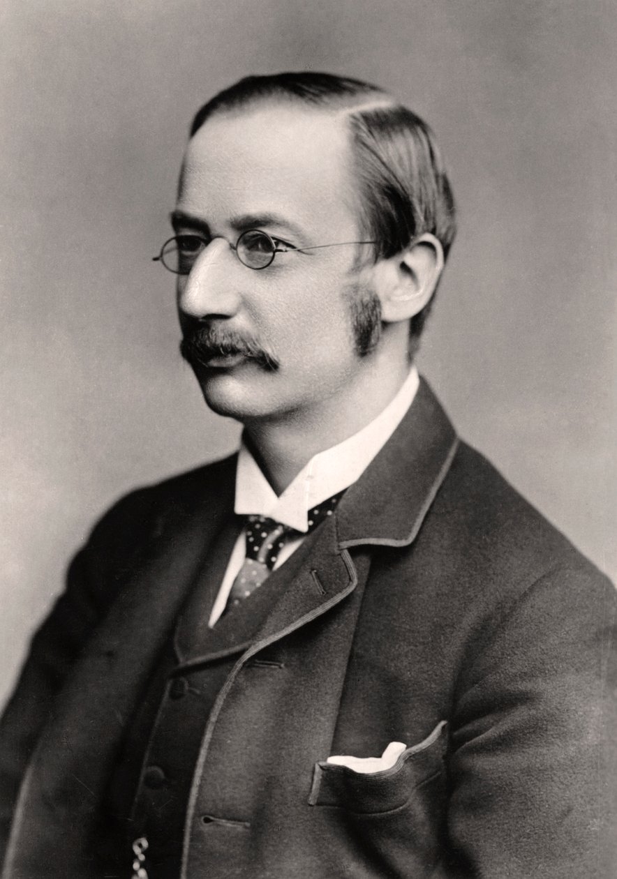 Sir Frederick Bridge 1844-1924, engelsk komponist, 1907. av Rotary Photo