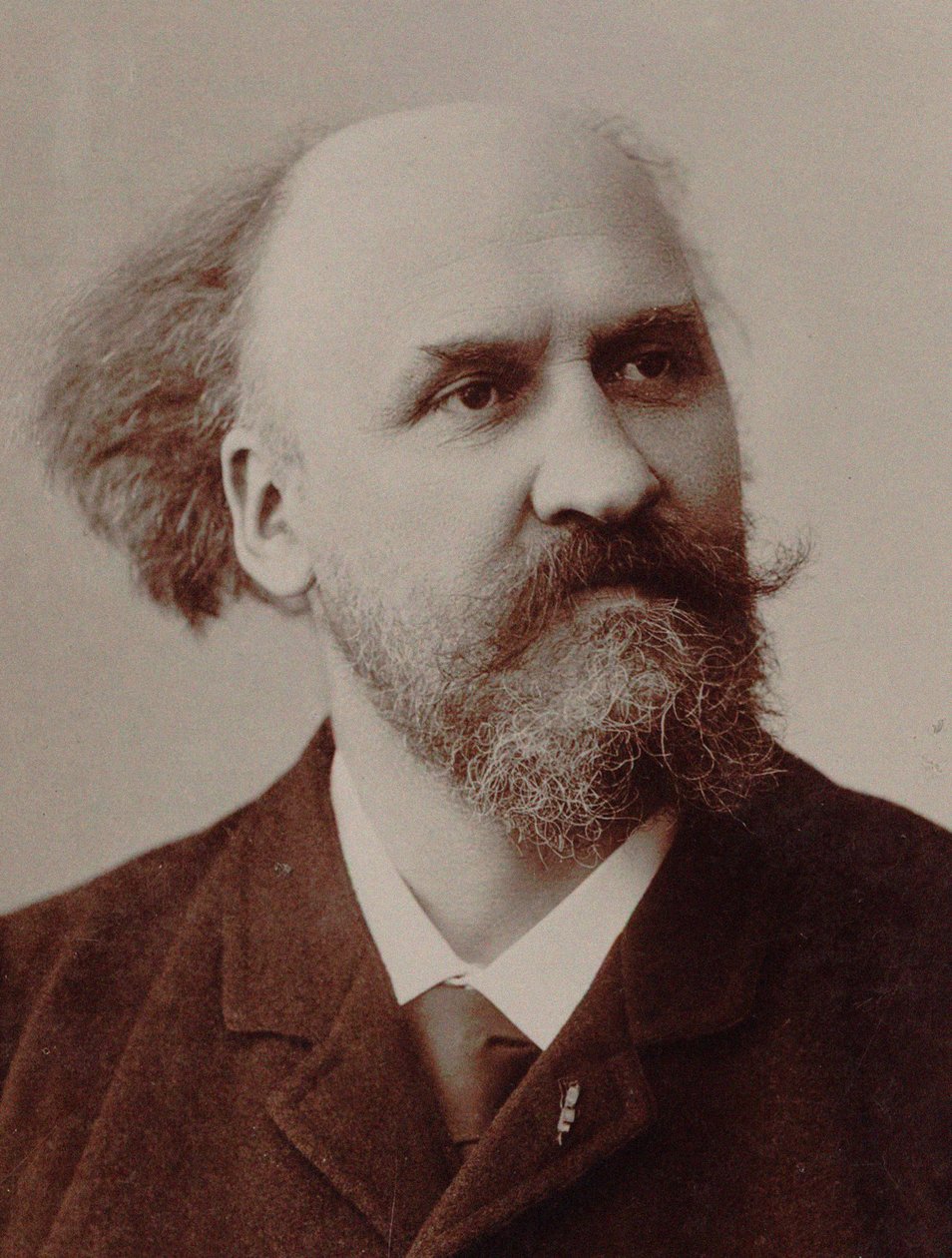 Portrett av komponisten Charles Lenepveu 1840-1910, 1891. av Rouen . Photo studio J. Fontaine