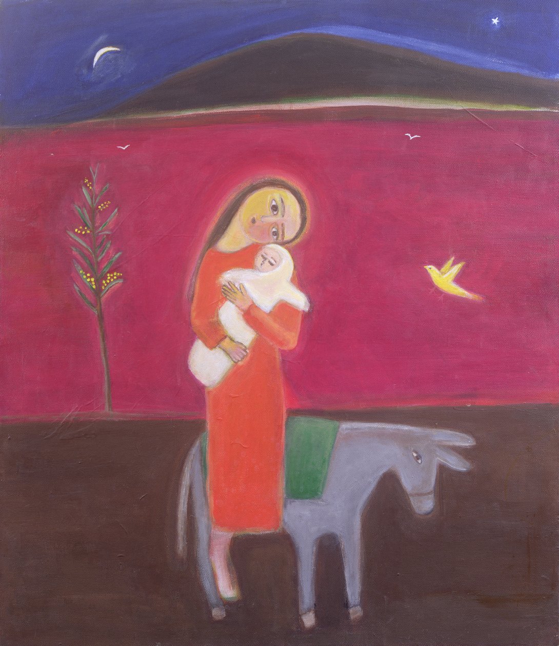The Exiled, 2002 (akryl på lerret) av Roya Salari
