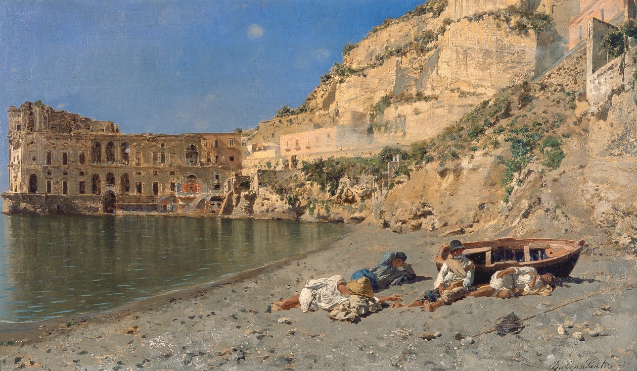 En siesta i solskinn av Rubens Santoro