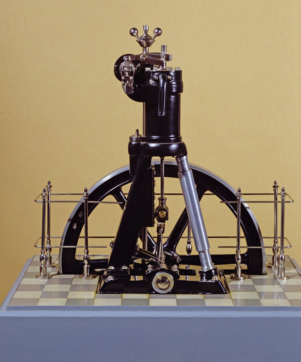 Den første dieselmotoren (også kjent som den tredje Augsburg-prototypen), 1896-97 (metall) av Rudolf Diesel
