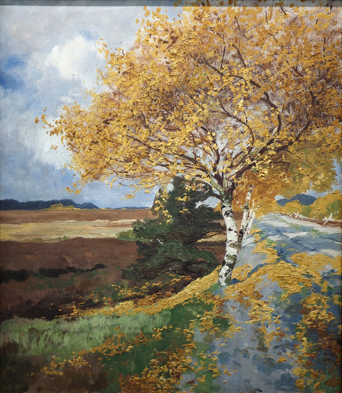 Landevei om høsten av Rudolf Hermanns