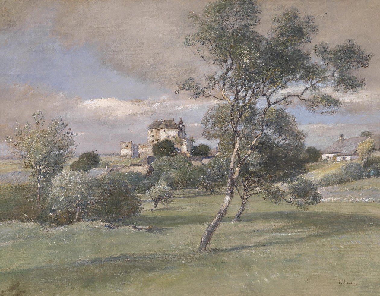 Albrechtsberg slott i Waldviertel av Rudolf Ribarz