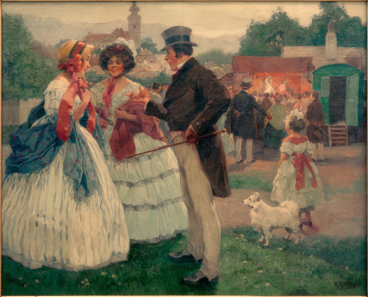 Besøk til Pawlatschen Theatre av Rudolf Alfred Höger