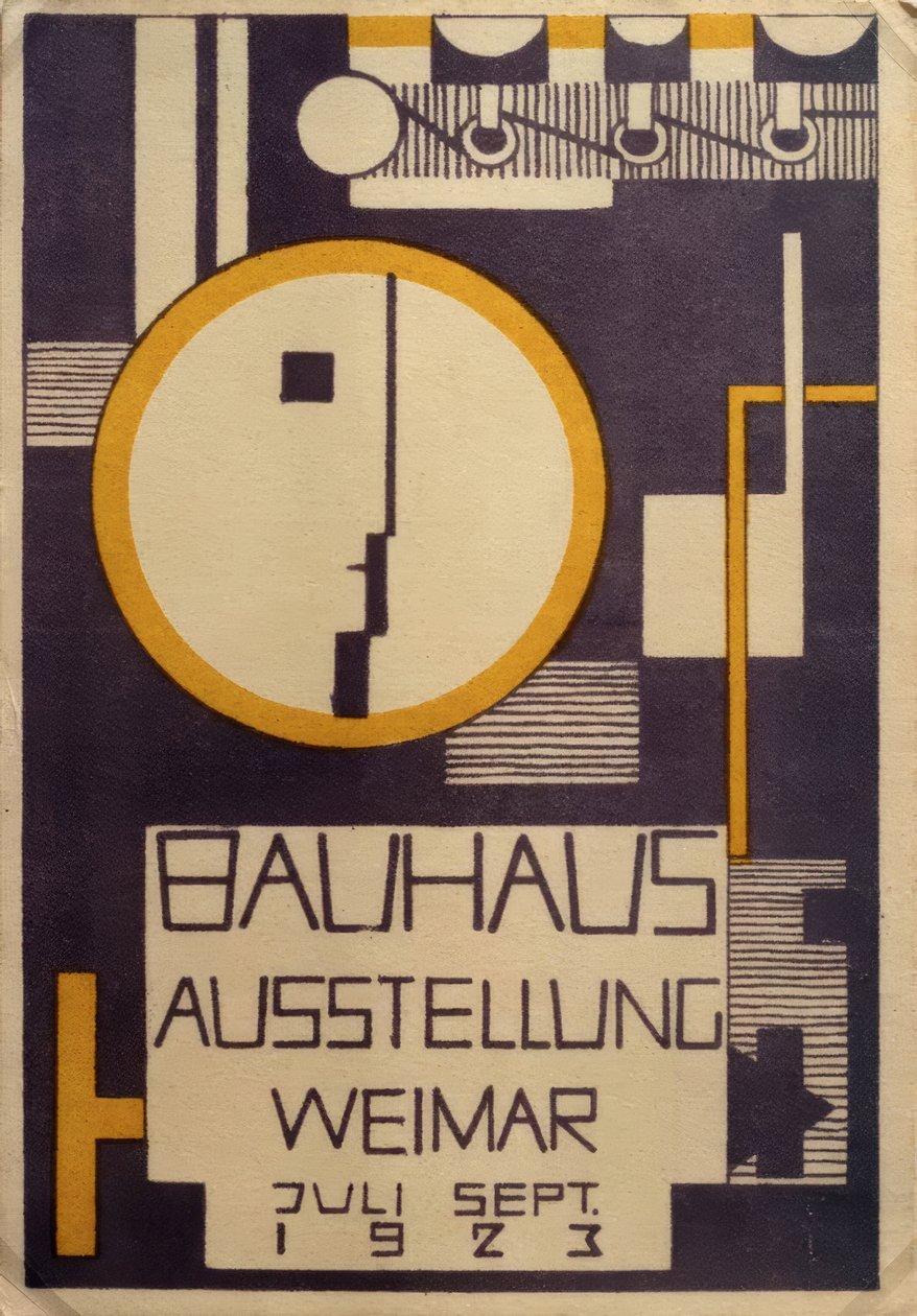 Bauhaus-utstillingen Weimar juli september 1923 av Rudolf Baschant