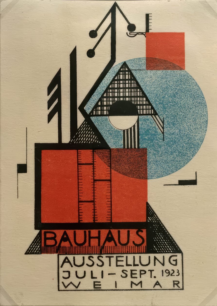Bauhaus-utstilling juli–september.  av Rudolf Baschant