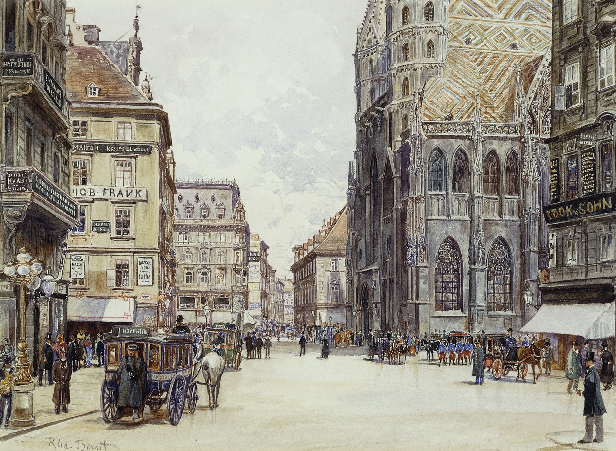 Stefan Platz, Wien av Rudolf Bernt