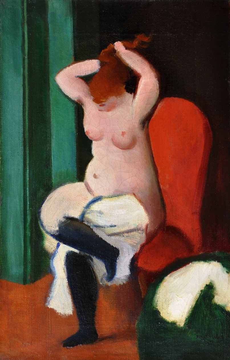 Toalett, 1924 av Rudolf Kremlicka