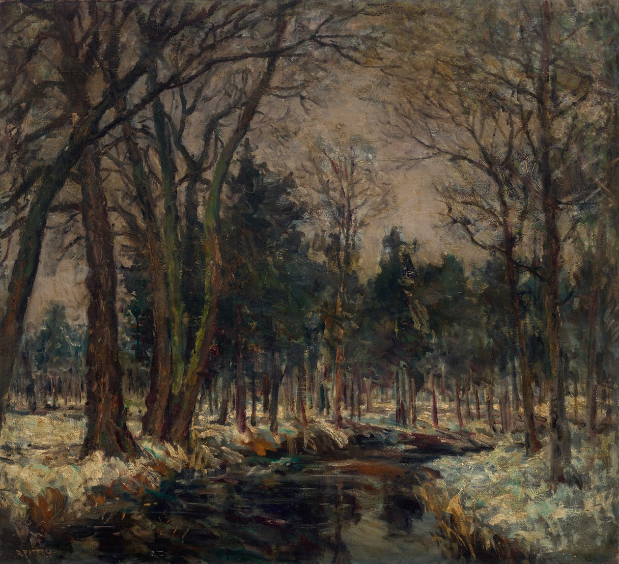I parken Schleissheim av Rudolf Petuel