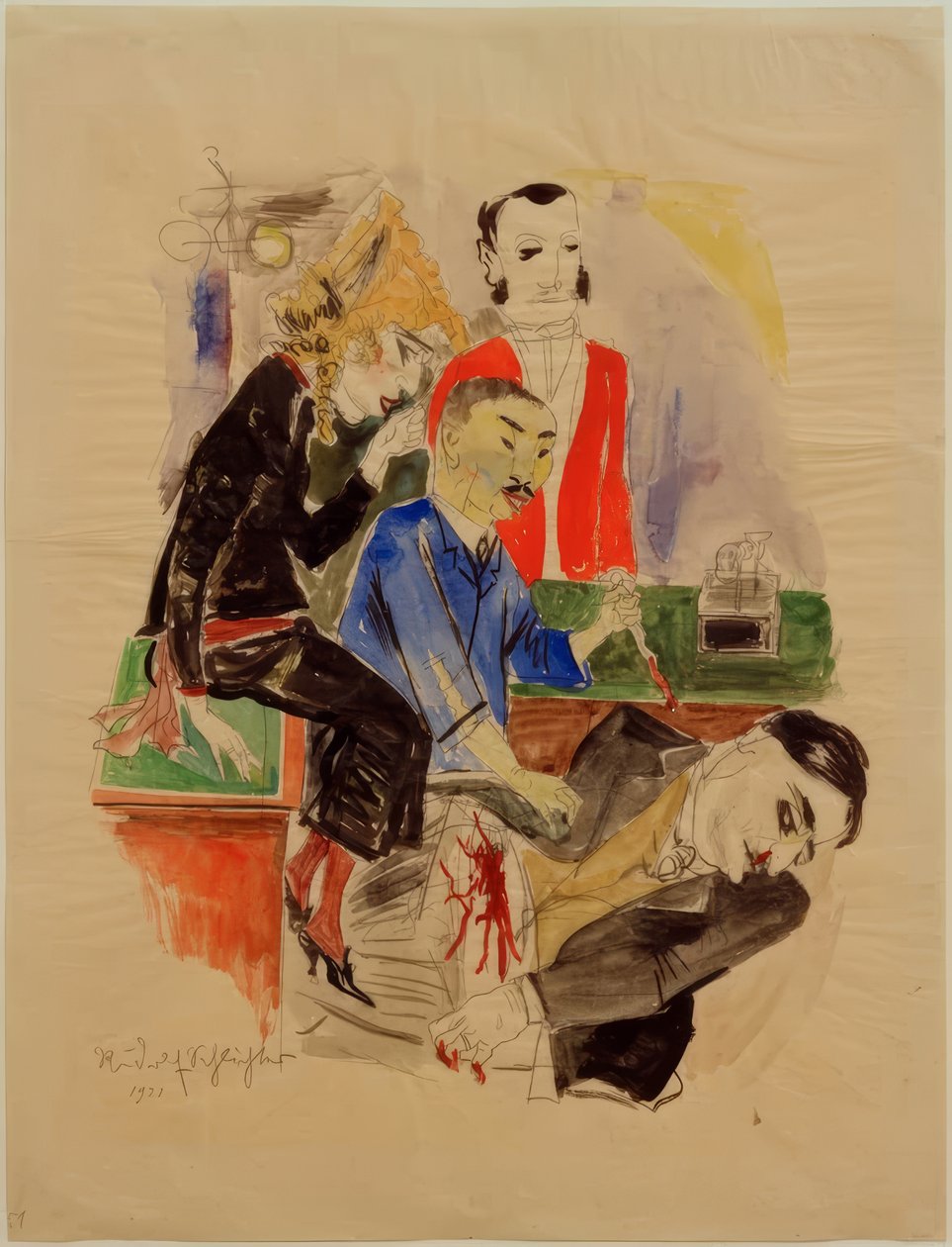 «Camera obscura I». Omslagsdesign av Rudolf Schlichter