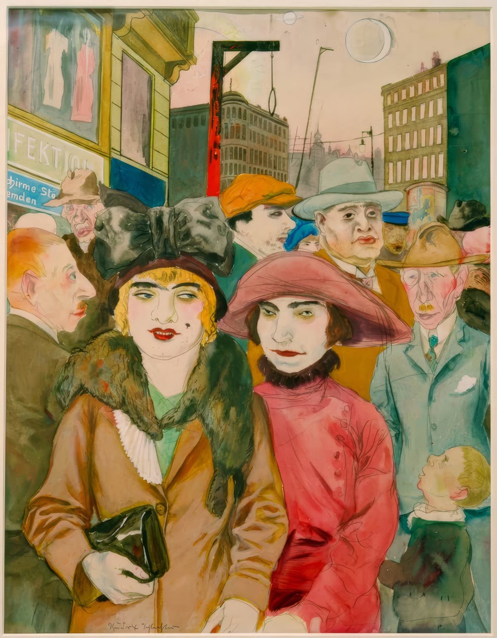 Hausvogteiplatz av Rudolf Schlichter