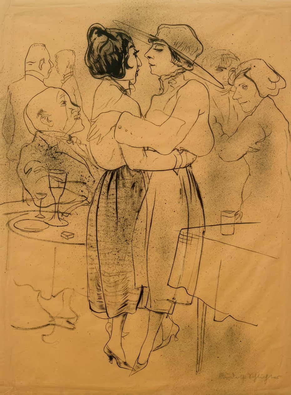 I dansesalen av Rudolf Schlichter