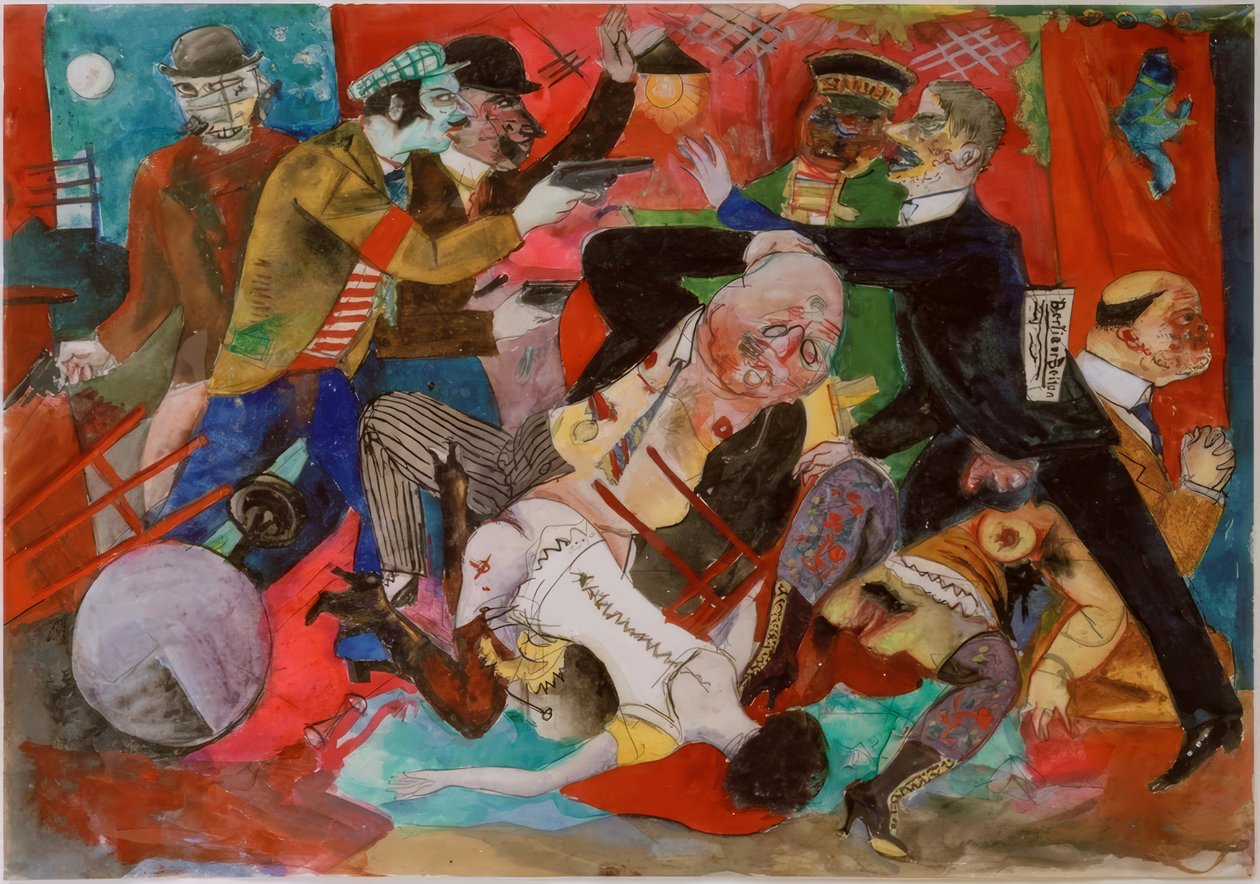 Ran på et bordell av Rudolf Schlichter