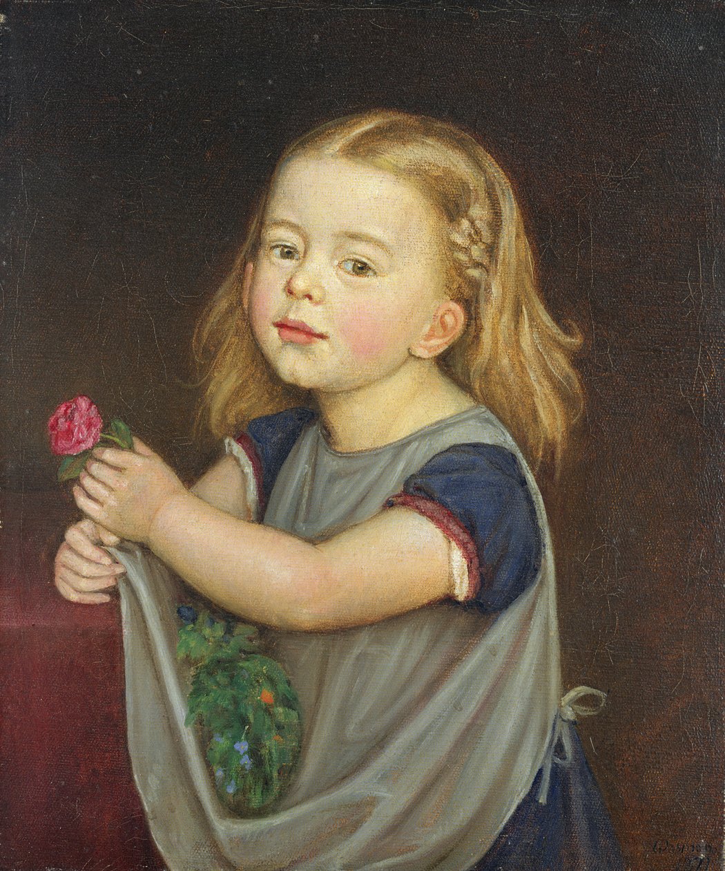 Antonia Franziska Romana Wasmann (1866-1944) 1871 av Rudolph Friedrich Wasmann