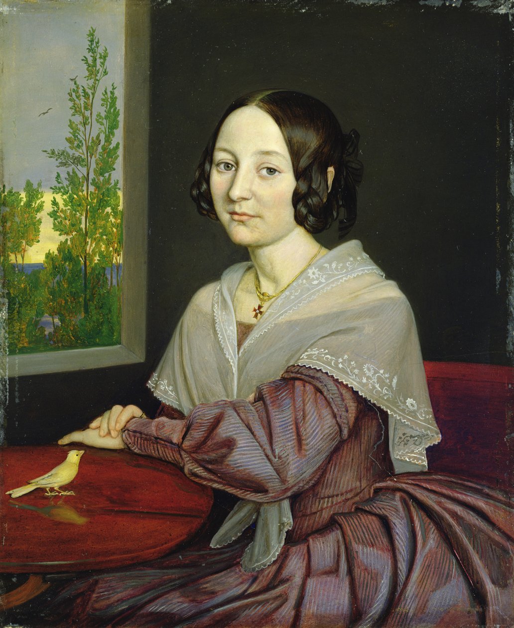 Caroline Luise Mathilde Wasmann (1823-67), 1843 (se 152286) av Rudolph Friedrich Wasmann