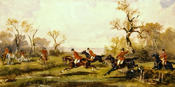 Jaktscene, ca. 1920 av Rudolph Stone