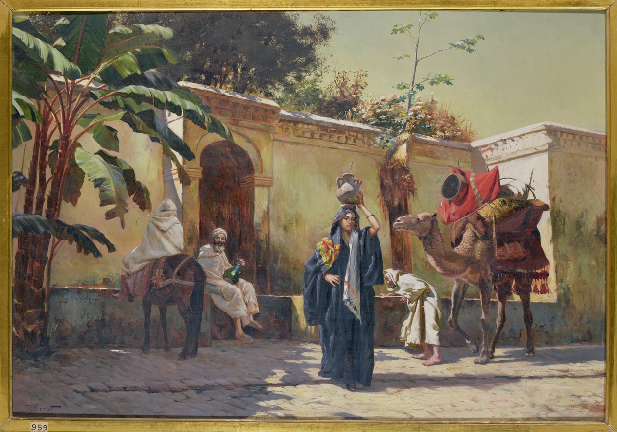 Marokkansk scene av Rudolphe Ernst
