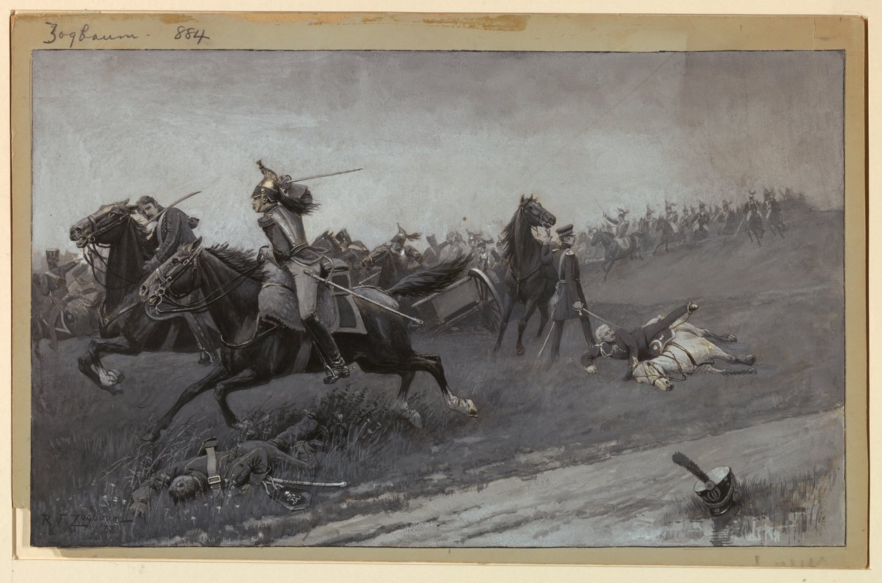 Blücher Unhorsed på Ligny av Rufus Fairchild Zogbaum