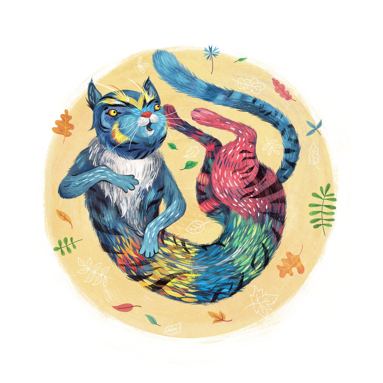 Autumn Cat, 2015, ( av Runa Anastasiya Rudaya