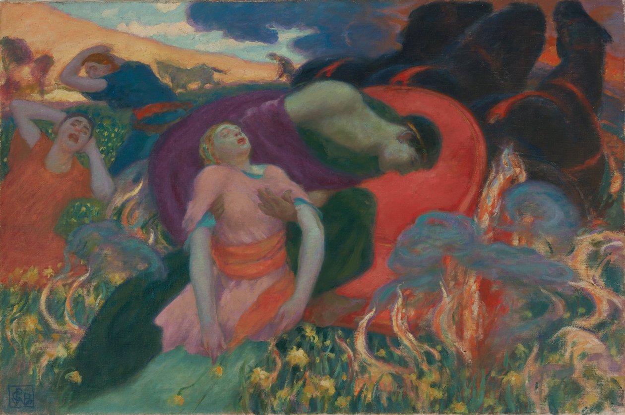 Voldtekten av Persephone av Rupert Bunny