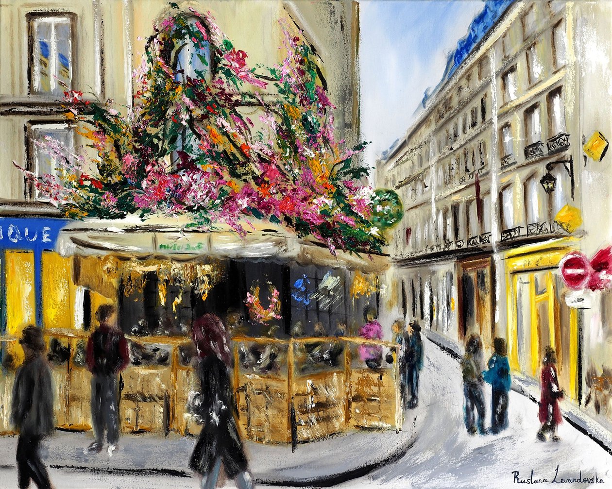 Maison Sauvage Paris - Høst, 2023 (olje på lerret) av Ruslana Levandovska