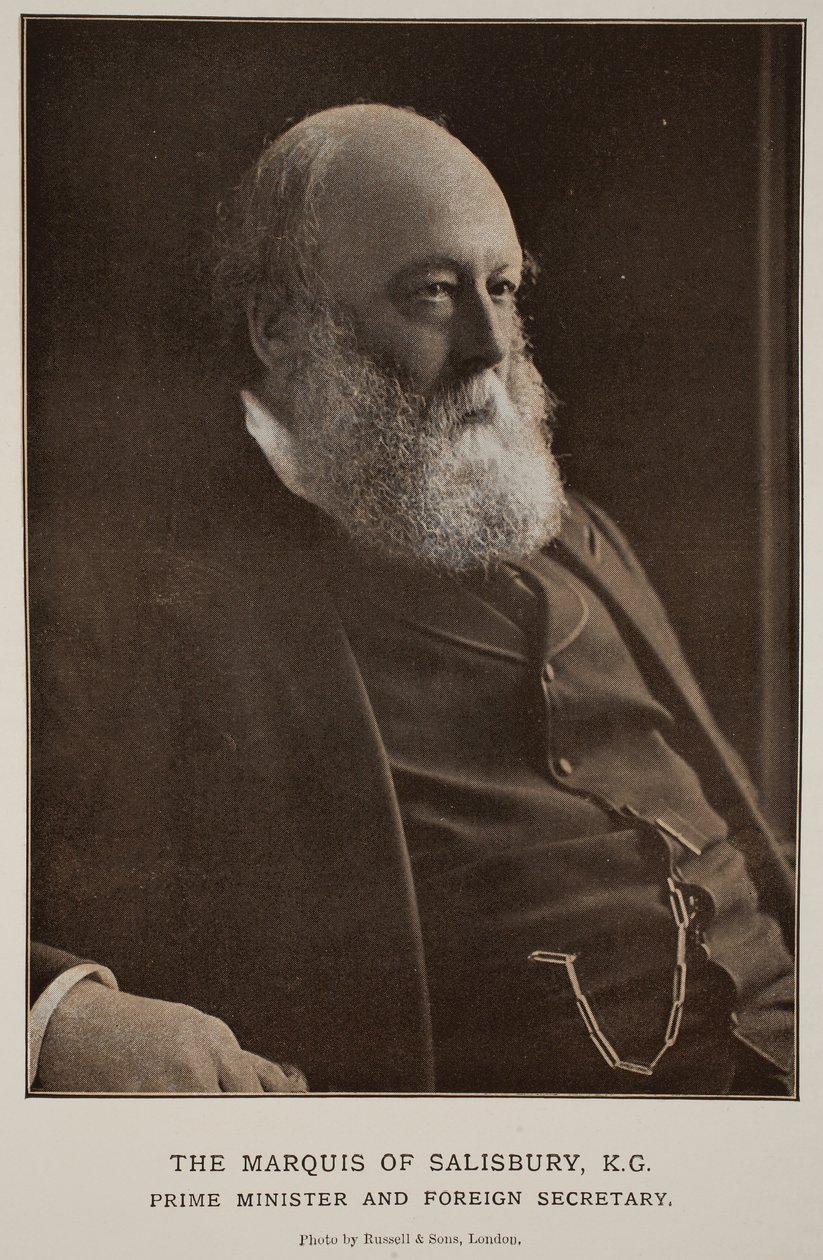 Markien av Salisbury, KG (sepiabilde) av Russell & Sons Photography