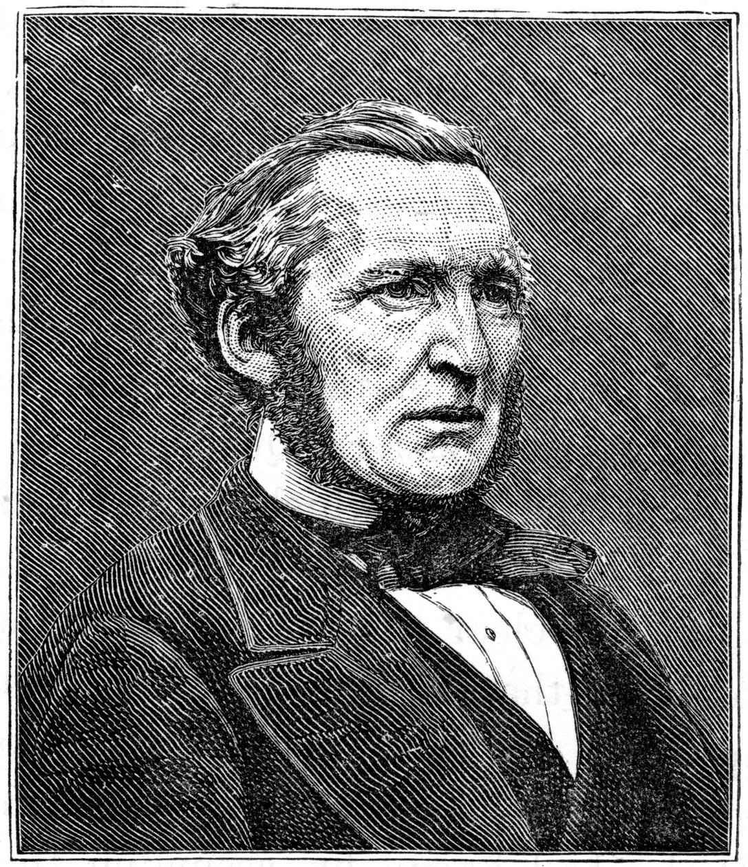 Hugh Cairns, 1st Earl Cairns, britisk statsmann fra 1800-tallet, 1900. av Russell and Sons