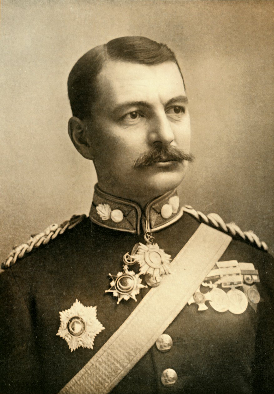 'Generalløytnant Sir HM Leslie-Rundle, KCB', 1901. av Russell and Sons