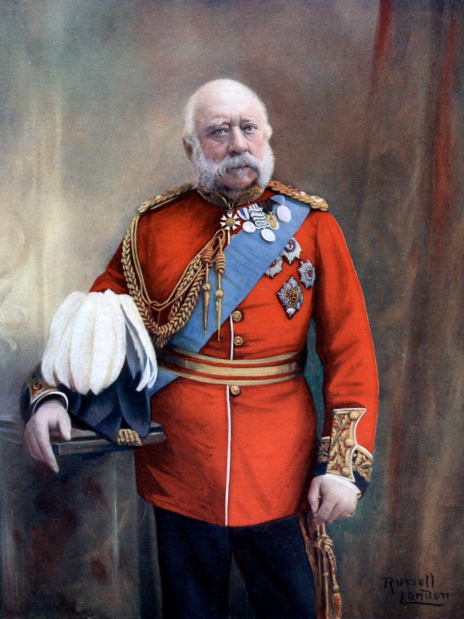 Prins George, hertugen av Cambridge, medlem av den britiske kongefamilien, sent på 1800- og begynnelsen av 1900-tallet av Russell and Sons
