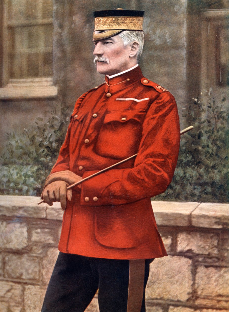 Sir Frederick William Edward Forestier Forestier-Walker , britisk soldat, 1902. av Russell and Sons