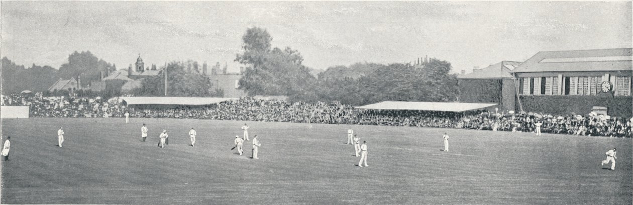 University Cricket Match at Lords, c1896 av Russell and Sons