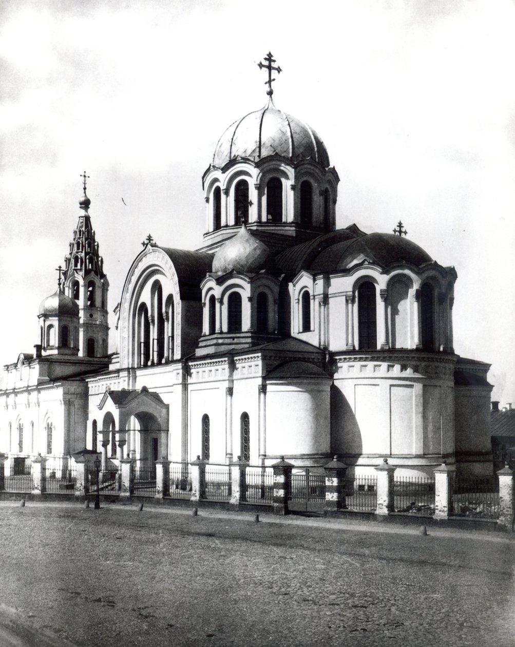 Church of the Mother of God of Kazan, Moskva, 1881 av Russian Photographer