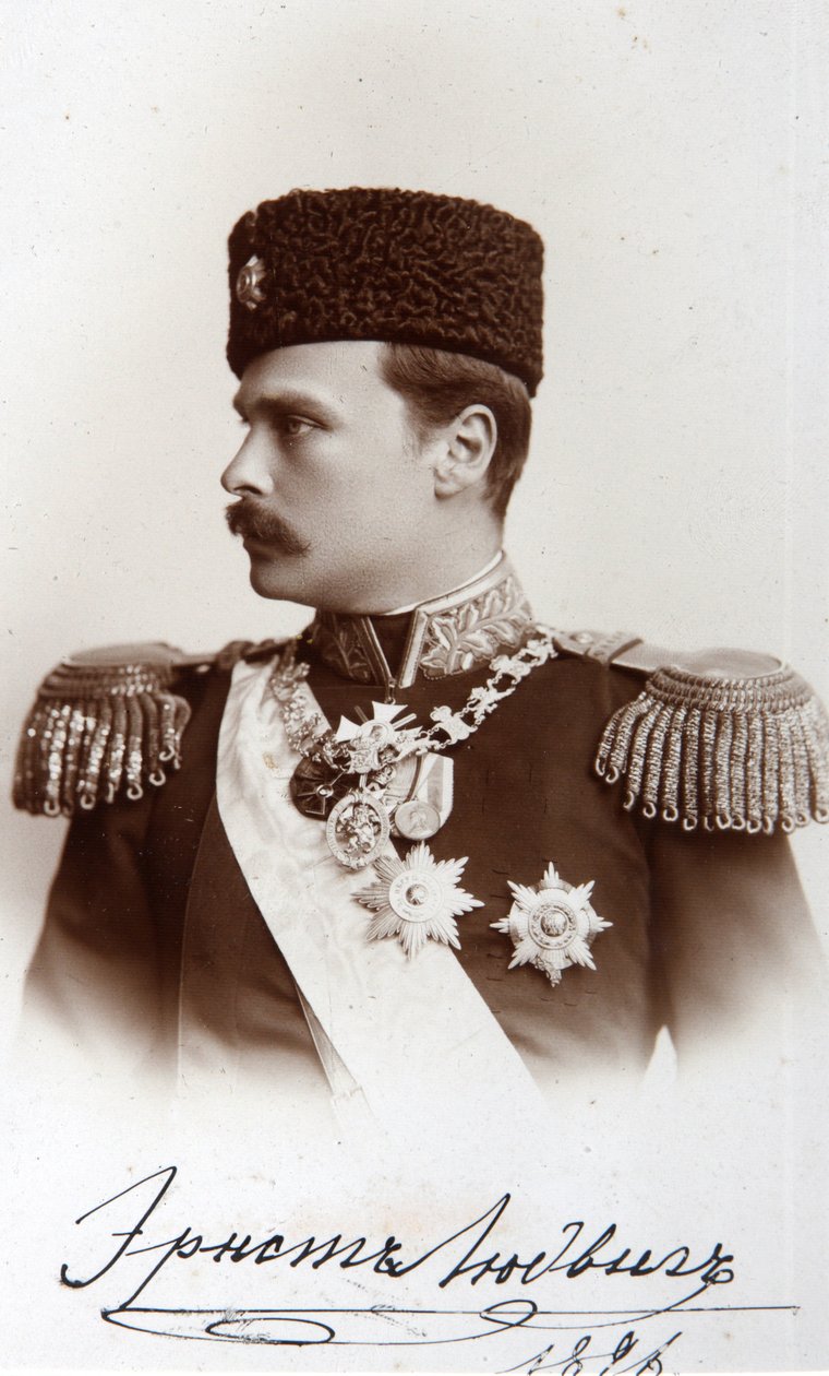 Ernest Louis I storhertug av Hessen og ved Rhinen av Russian Photographer