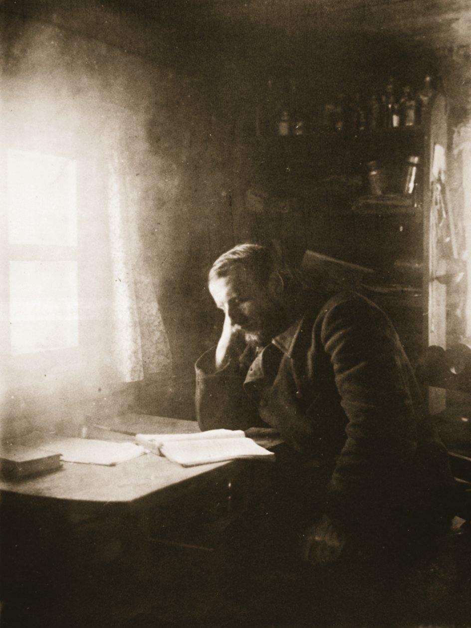 Politisk eksil i Sibir, 1890-tallet (sepia-bilde) av Russian Photographer