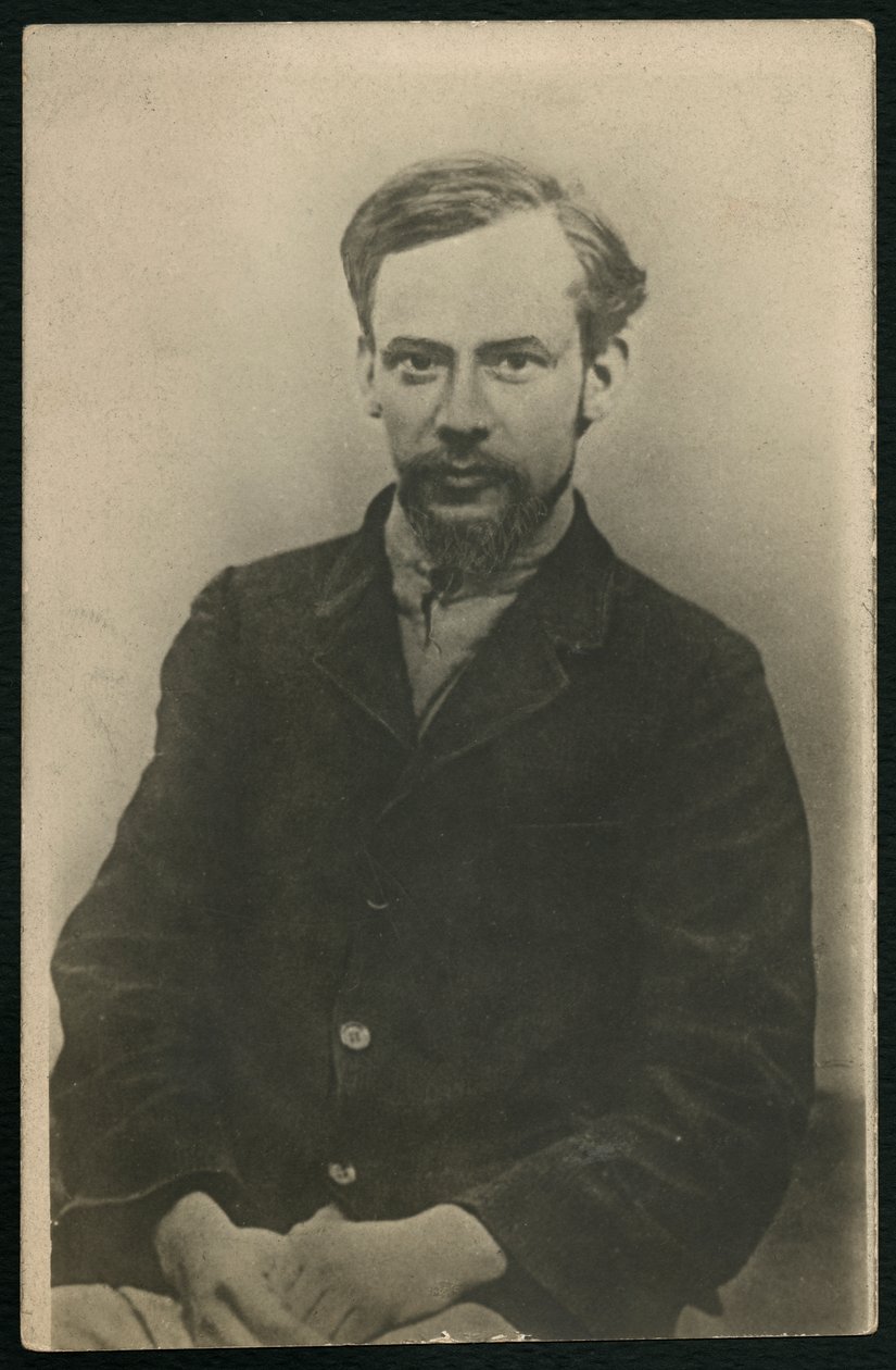 Portrett av Fjodor Mikhaylovich Dostoievsky (photolitho) av Russian Photographer
