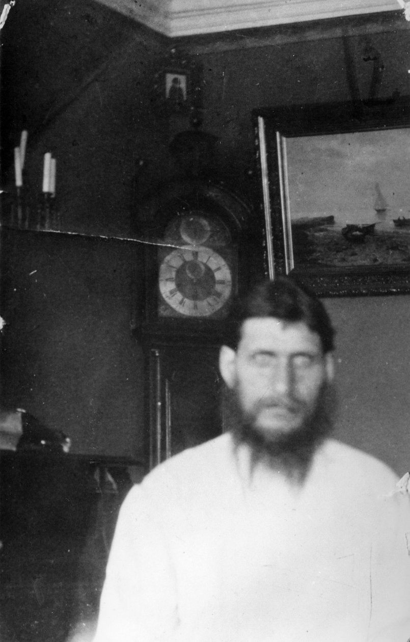 Portrett av Rasputin av Russian Photographer