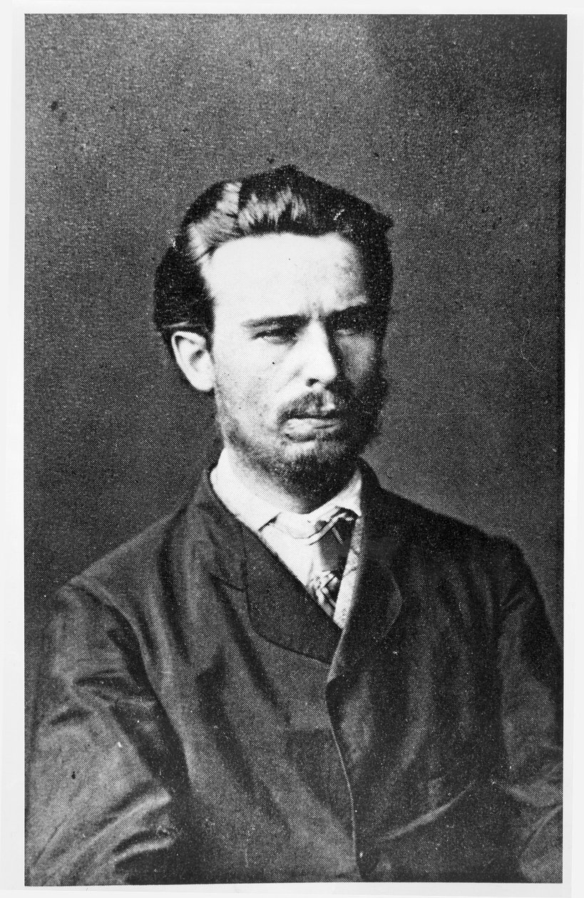 Portrett av Sergei Nechaev (1847-82) av Russian Photographer
