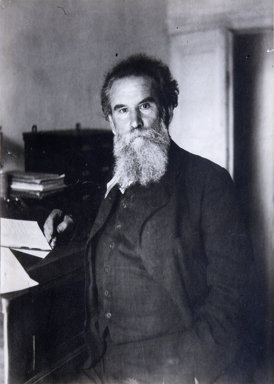 Portrett av forfatteren Vladimir Korolenko av Russian Photographer