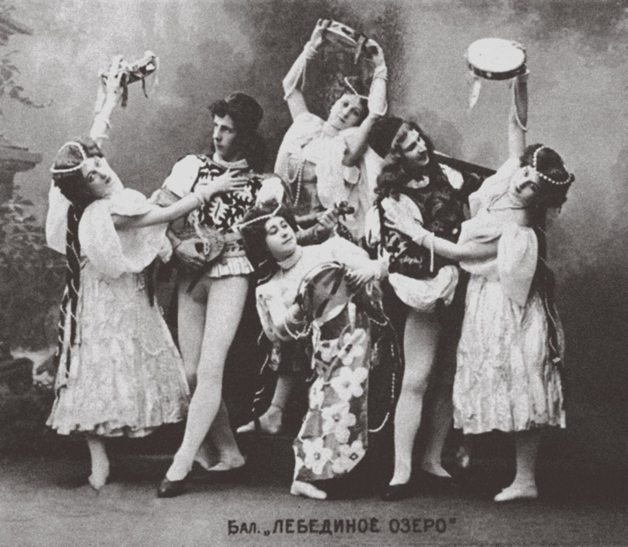 Swan Lake, Mariinsky Theatre, 1895 av Russian Photographer