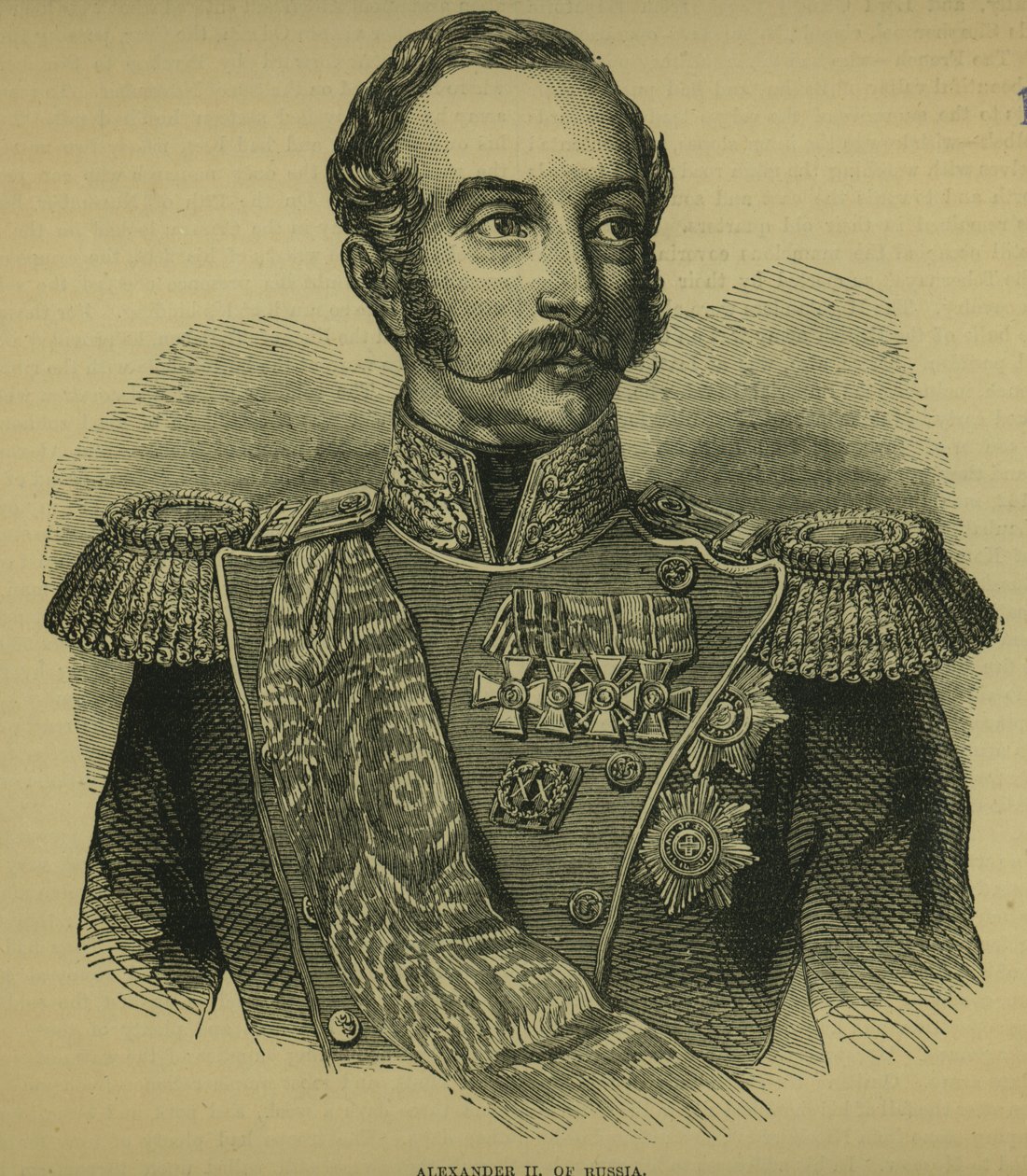 Alexander II (1818-81) av Russland av Russian School