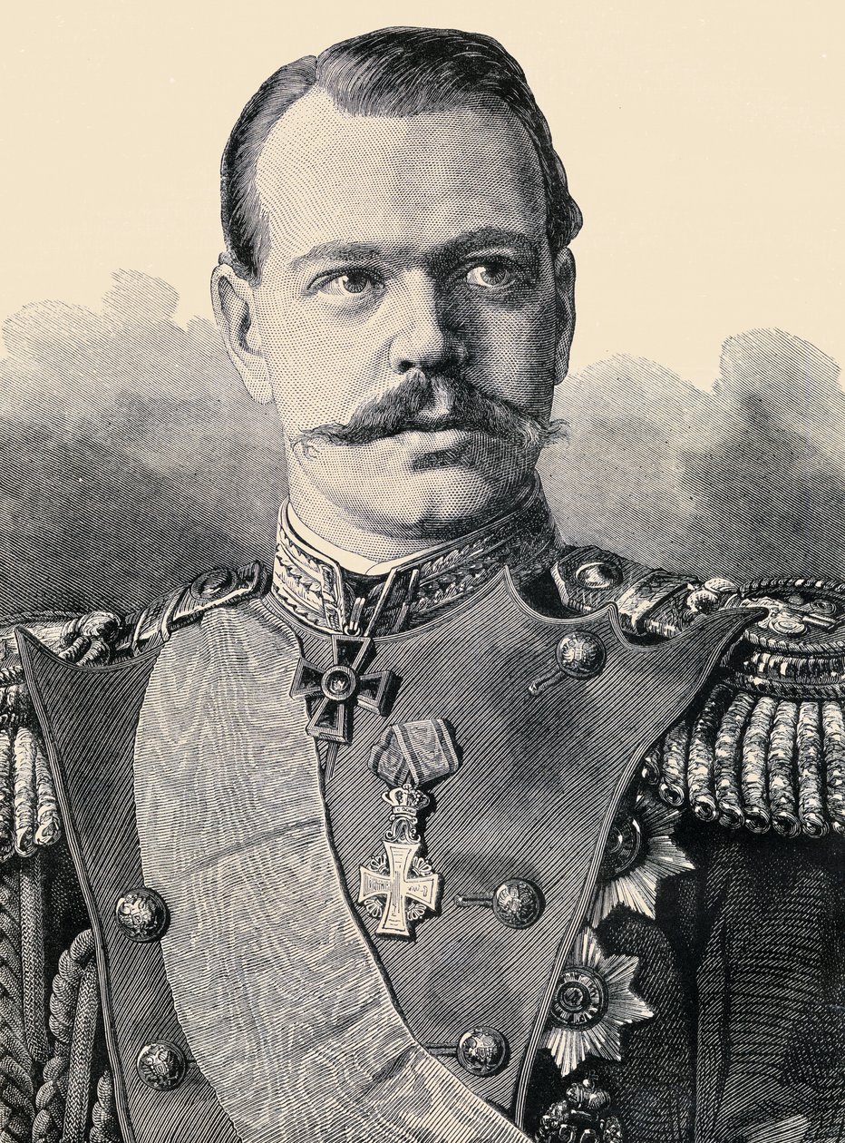 Storhertug Alexander Alexandrovitch III (1845-1894) av Russian School